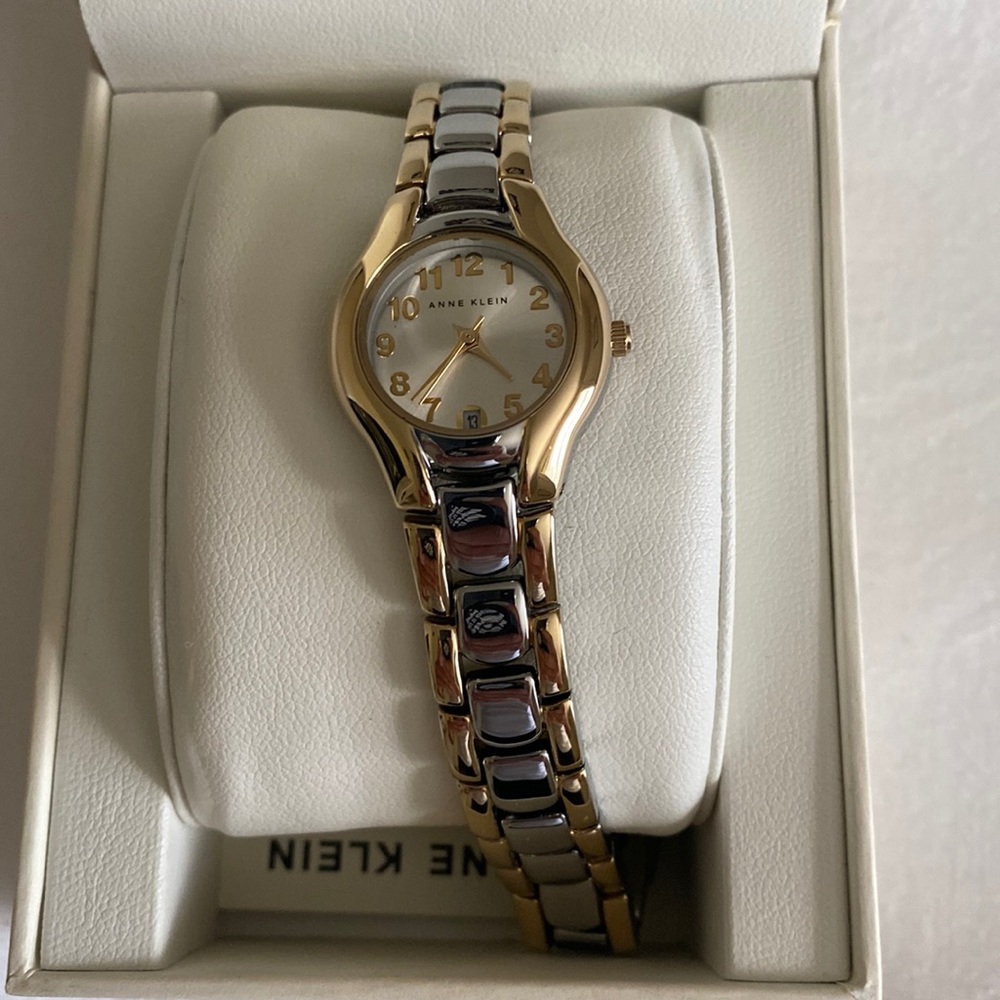 Anne Klein gold and silver woman’s watch